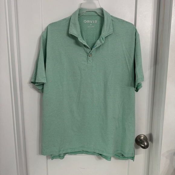 Orvis Other - ORVIS Super Cool Men's Stretch Polo Shirt Size XL Short Sleeve Green Stripe